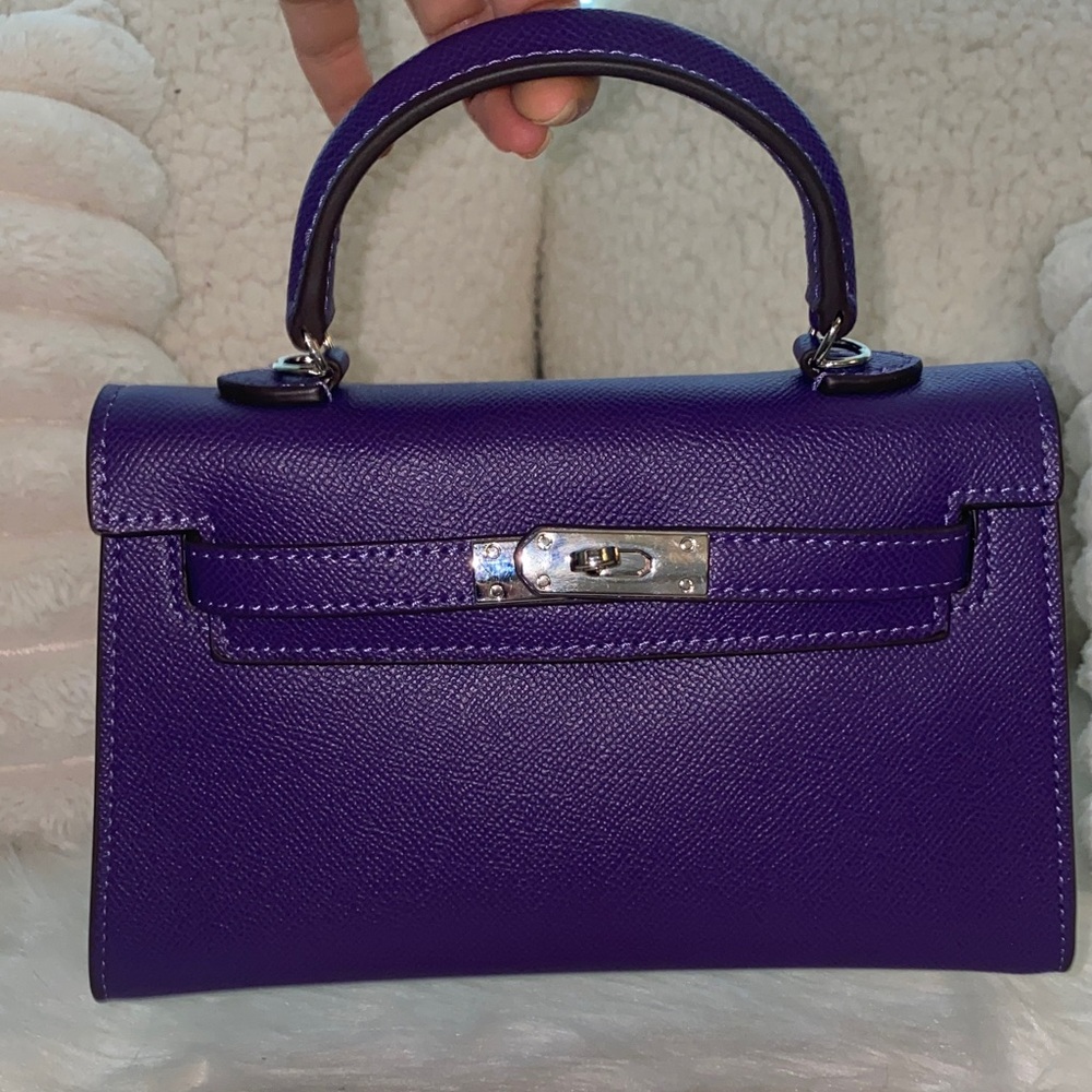 Elegant Purple Satchel